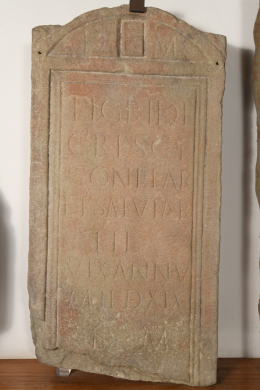 roman funerary stele fiesole