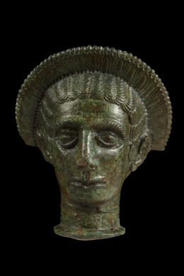 testa bronzetto etrusco