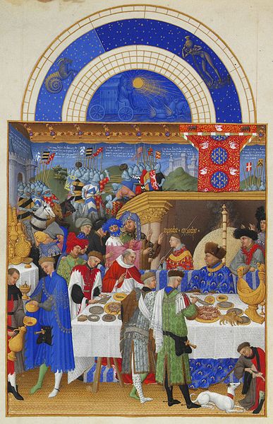 Les Très Riches Heures du duc de Berry-Gennaio, 1402 - 1416