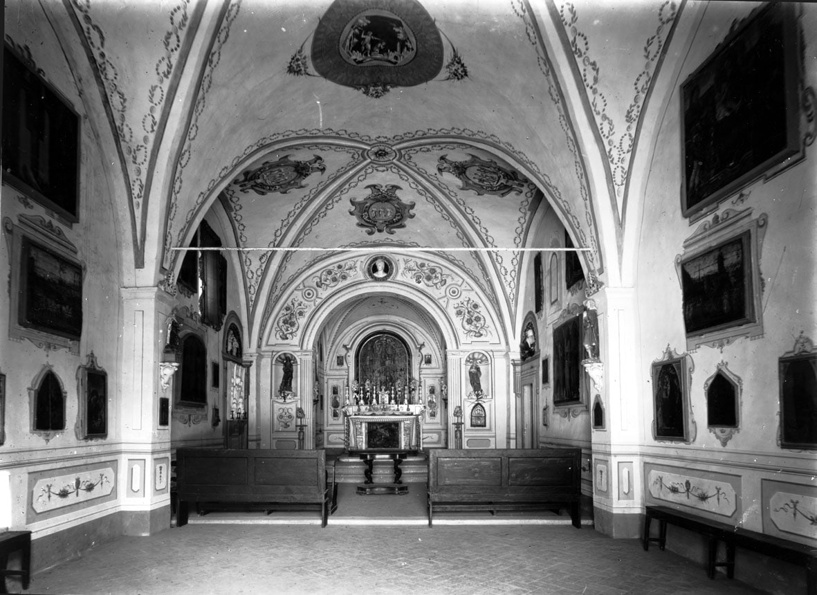 Fig. 6 - Oratorio di Sant'Ansano, interno